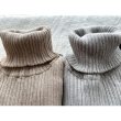 画像3: NARU 綿コーマ ランダムリブ タートルネック【1枚までクリックポスト可】 (3)