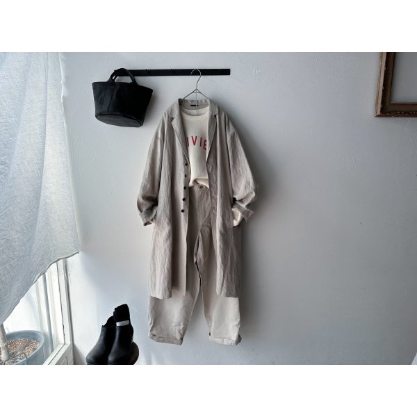 画像12: nouvelles du paradis ふんわり裏毛 ロゴスウェット(OLIVIER) (12)