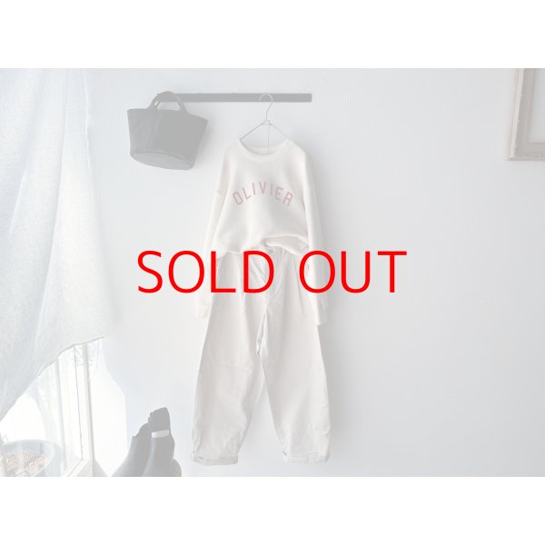 画像11: *sale30%off*nouvelles du paradis ふんわり裏毛　ロゴスウェット(OLIVIER) (11)