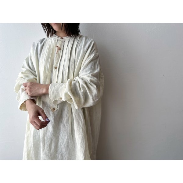 画像7: Veritecoeur リネンドレスシャツ (7)