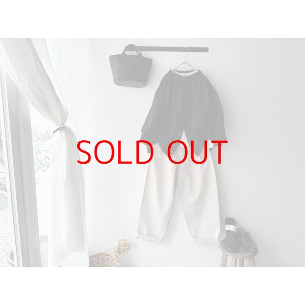 画像4: NATURALLAUNDRY コットンリネンカルゼ ビッグチノPT (4)