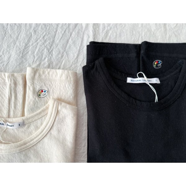 画像2: NATURAL LAUNDRY フェザーニットWガーゼ クルーPO【クリックポスト(185円)発送可能】 (2)