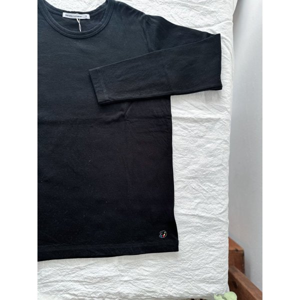 画像3: NATURAL LAUNDRY フェザーニットWガーゼ クルーPO【クリックポスト(185円)発送可能】 (3)