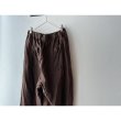 画像16: Luminaes heavy-linen frax dyed ワイドイージーPT （unisex） (16)