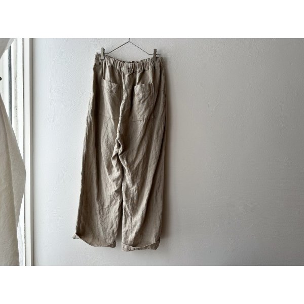 画像8: Luminaes heavy-linen frax dyed ワイドPT (unisex) (8)