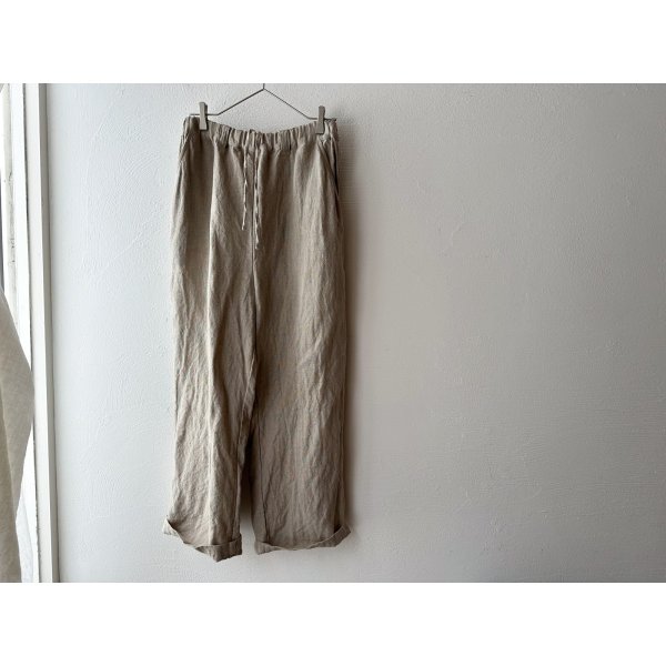 画像7: Luminaes heavy-linen frax dyed ワイドPT (unisex) (7)