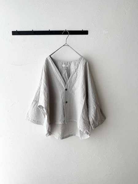 画像11: prit コットンリネン交織高密度ウェザー 7分袖ボレロ【クリックポスト（185円）発送可能】 (11)