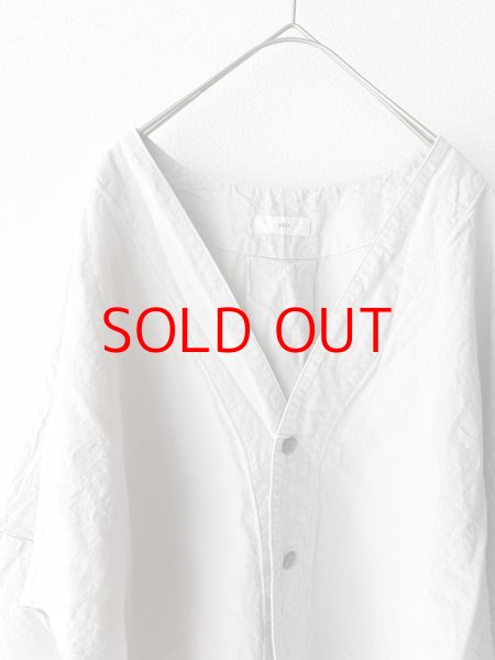 画像12: *sale30%off* prit コットンリネン交織高密度ウェザー 7分袖ボレロ【クリックポスト（185円）発送可能】 (12)