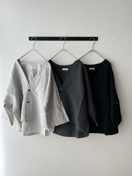 画像10: prit コットンリネン交織高密度ウェザー 7分袖ボレロ【クリックポスト（185円）発送可能】 (10)