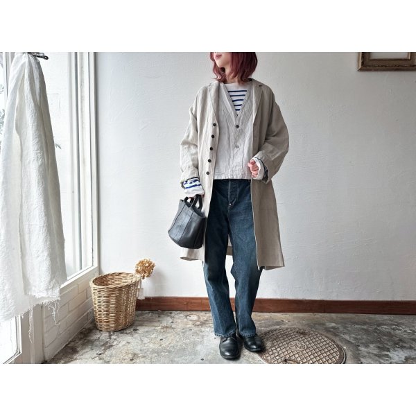 画像6: Véritécoeur 玉縁PKTストレートデニム (6)