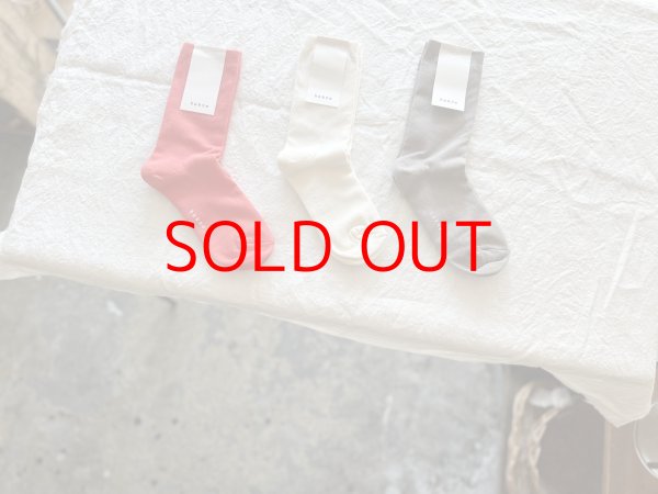 画像2: hakne シルクコットンダブルフェイスソックス 【1足までクリックポスト可】 (2)