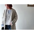 画像2: Luminaes ベルギーリネン高密度ウェザー ジャケットコート (2)