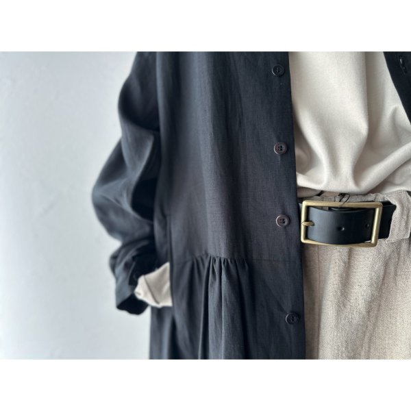 画像3: 【n.VB】KL High Count STAND COLLAR DRESS (3)