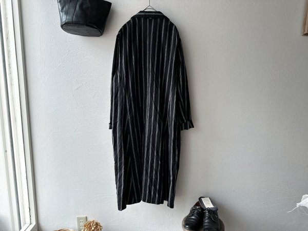 画像10: Vlas Blomme Vintage Multi Stripe アトリエコート (unisex) (10)