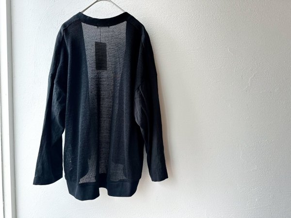 画像10: prit ギマメッシュ 切替トッパーショートカーディガン【クリックポスト（185円）発送可能】 (10)