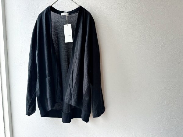 画像8: prit ギマメッシュ 切替トッパーショートカーディガン【クリックポスト（185円）発送可能】 (8)