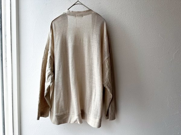 画像6: prit ギマメッシュ 切替トッパーショートカーディガン【クリックポスト（185円）発送可能】 (6)