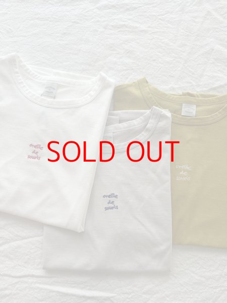 画像8: *sale40%off* nouvelles du paradis トロワ天竺 フレンチロゴTシャツ【クリックポスト（185円）発送可能】 (8)