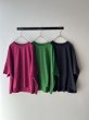 画像2: nouvelles du paradis トロワ天竺 ワイドTシャツ (2)