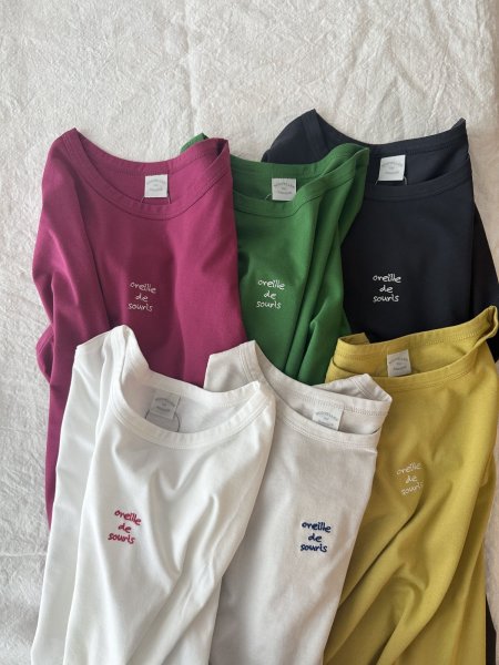 画像18: *sale50%off* nouvelles du paradis トロワ天竺 フレンチロゴTシャツ【クリックポスト(185円)発送可能】 (18)