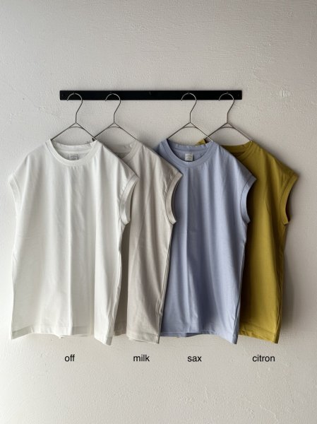 画像3: nouvelles du paradis トロワ天竺 フレンチTシャツ (3)