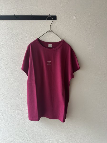 画像17: *sale50%off* nouvelles du paradis トロワ天竺 フレンチロゴTシャツ【クリックポスト(185円)発送可能】 (17)