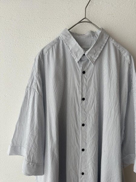 画像5: nouvelles du paradis ストライプクロス シャツワンピース【クリックポスト（185円）発送可能】 (5)