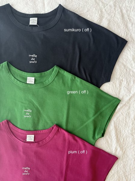 画像14: *sale50%off* nouvelles du paradis トロワ天竺 フレンチロゴTシャツ【クリックポスト(185円)発送可能】 (14)