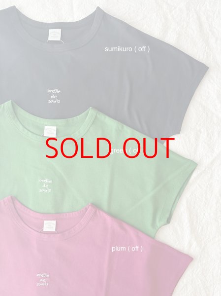 画像14: *sale40%off* nouvelles du paradis トロワ天竺 フレンチロゴTシャツ【クリックポスト（185円）発送可能】 (14)