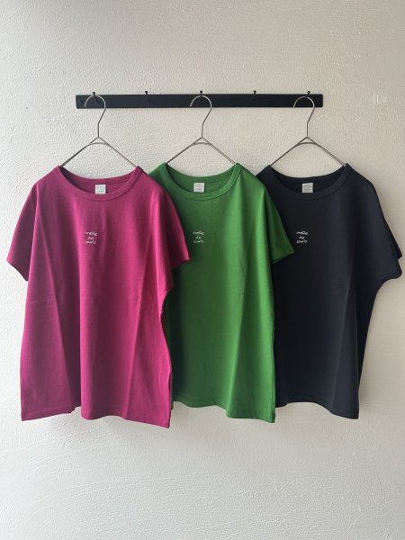 画像16: *sale50%off* nouvelles du paradis トロワ天竺 フレンチロゴTシャツ【クリックポスト(185円)発送可能】 (16)