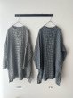 画像2: prit 60/1フレンチリネンギンガムチェック スタンドカラープルオーバーチュニック (2)