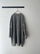 画像8: prit 60/1フレンチリネンギンガムチェック スタンドカラープルオーバーチュニック (8)