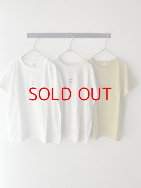 画像15: *sale40%off* nouvelles du paradis トロワ天竺 フレンチロゴTシャツ【クリックポスト（185円）発送可能】 (15)