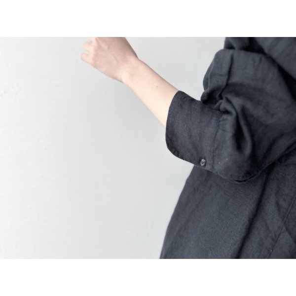 画像3: Veritecoeur リネンドレスシャツ (3)