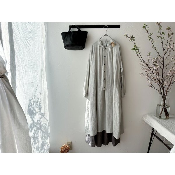 画像1: 【n.VB】 KL High Count 2WAY DRESS (1)