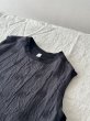 画像9: prit 綿麻天竺×リネンガーベラ刺繍 プルオーバーベスト (9)