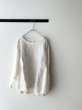 画像6: prit 綿麻天竺×リネンガーベラ刺繍 コクーンプルオーバー (6)