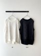 画像2: prit 綿麻天竺×リネンガーベラ刺繍 プルオーバーベスト (2)