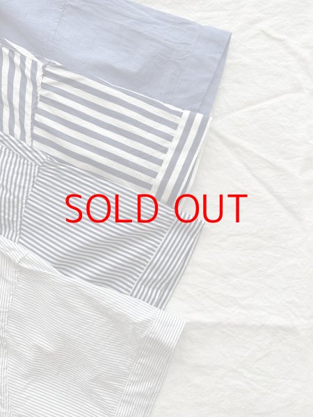 画像10: nouvelles du paradis ストライプクロス フリル衿ワイドブラウス【クリックポスト（185円）発送可能】 (10)