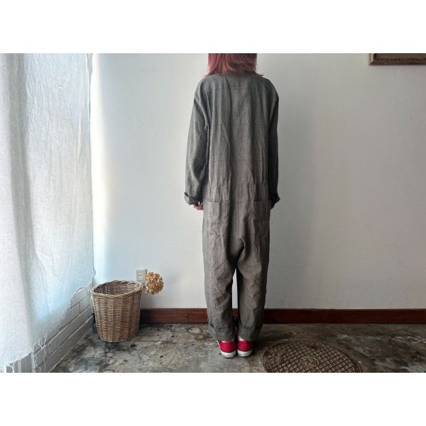 画像7: Veritecoeur グレンチェックオールインワン (7)