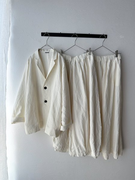 画像22: Luminaes コルトレイクリネン ロングジャケット (22)