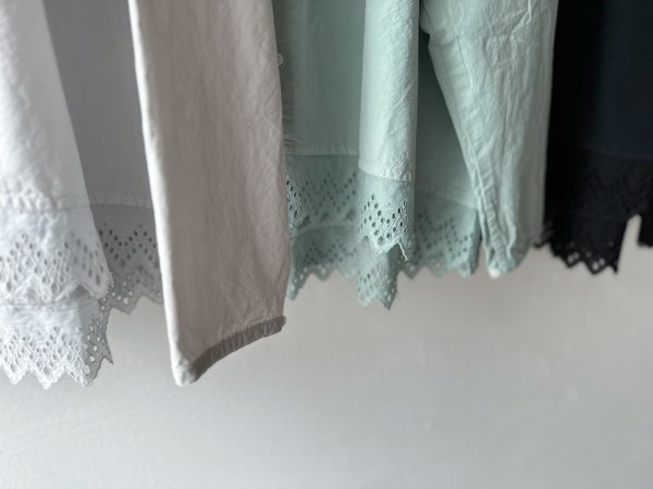 画像11: grin 綿麻ダンプテールレースシャツ【クリックポスト(185円)発送可能】 (11)