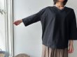 画像10: grin オーガニックアンド天竺 VレースTシャツ (10)
