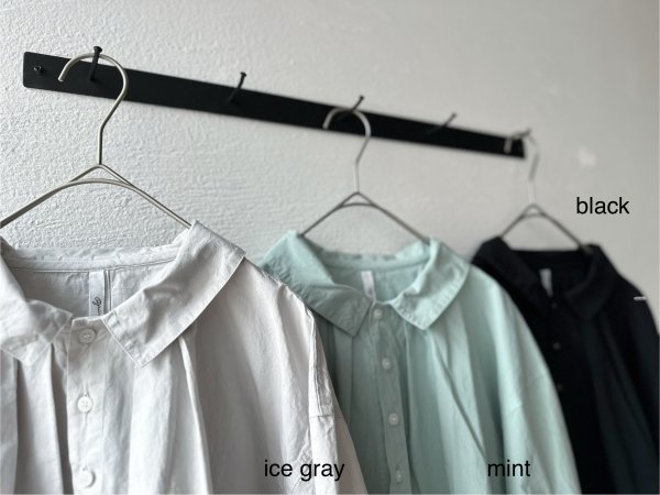 画像10: grin 綿麻ダンプテールレースシャツ【クリックポスト(185円)発送可能】 (10)