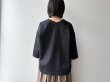 画像14: grin オーガニックアンド天竺 VレースTシャツ (14)