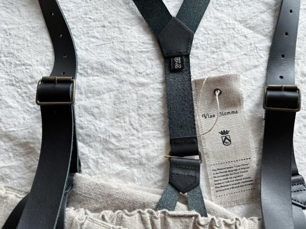 画像9: Vlas Blomme 本革サスペンダー (9)