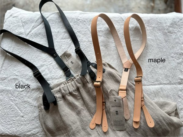 画像11: Vlas Blomme 本革サスペンダー (11)