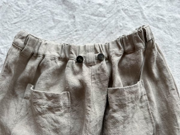 画像8: Luminaes heavy-linen frax dyed サスペンダー対応PT (unisex) (8)