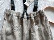 画像7: Luminaes heavy-linen frax dyed サスペンダー対応PT （unisex） (7)