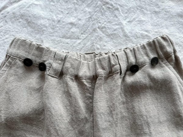 画像6: Luminaes heavy-linen frax dyed サスペンダー対応PT (unisex) (6)